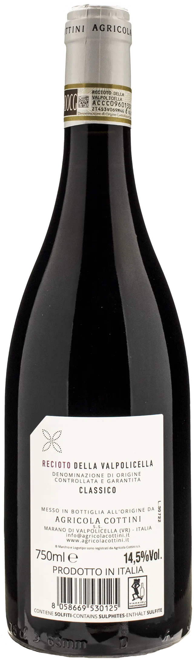 Agricola Cottini Recioto della Valpolicella Classico 2021 - Image 2