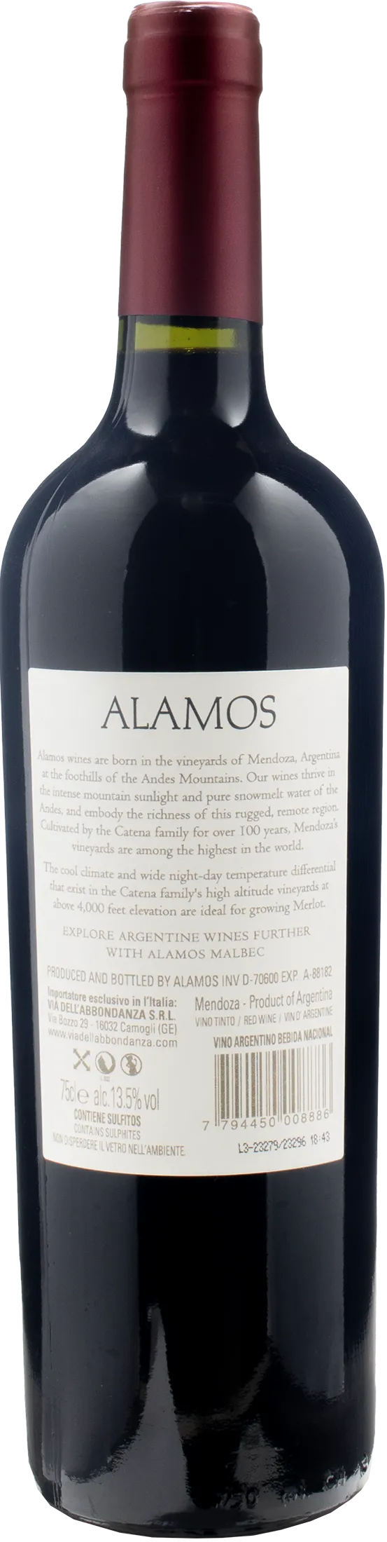 Alamos Merlot 2022 - Image 2
