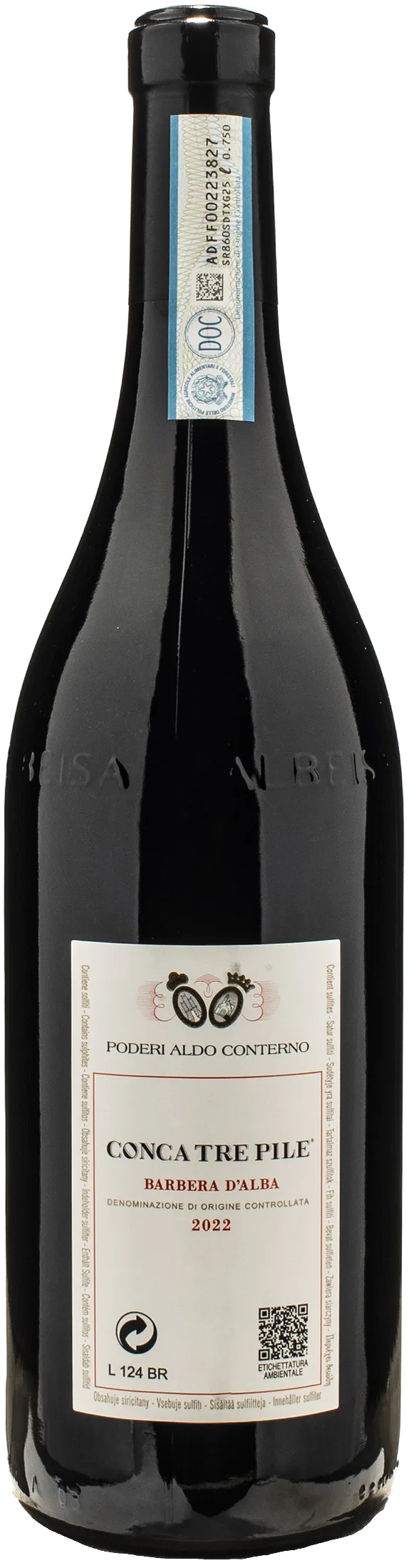 Aldo Conterno Barbera d'Alba Conca Tre Pile 2022 - Image 2