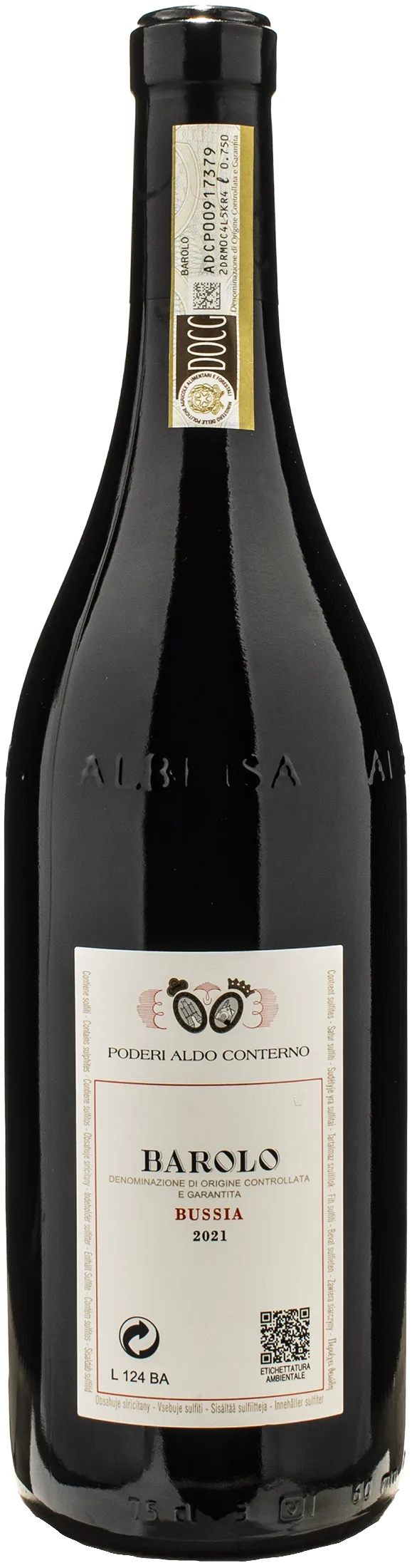 Aldo Conterno Barolo Bussia 2021 - Image 2