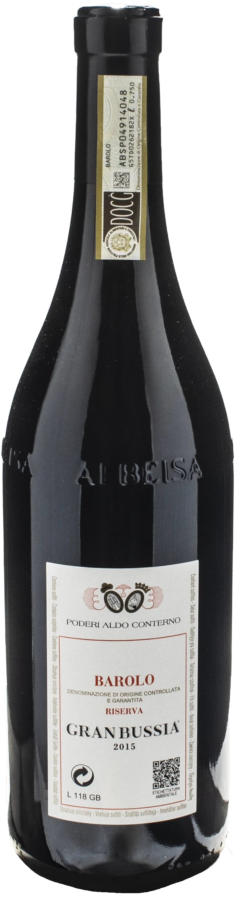 Aldo Conterno Barolo Gran Bussia Riserva 2015 - Image 2