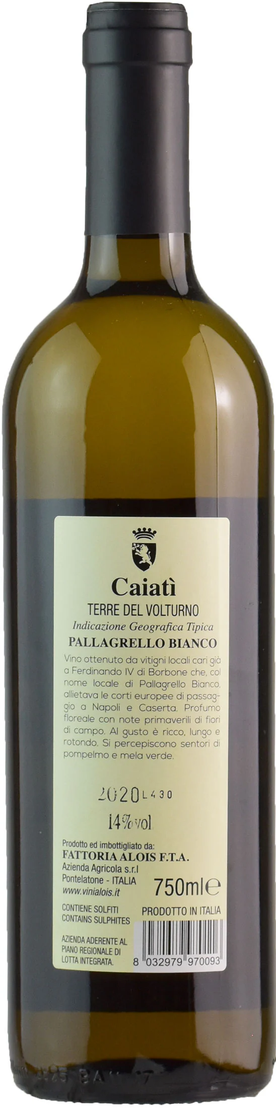 Alois Caiati Pallagrello Bianco 2020 - Image 2