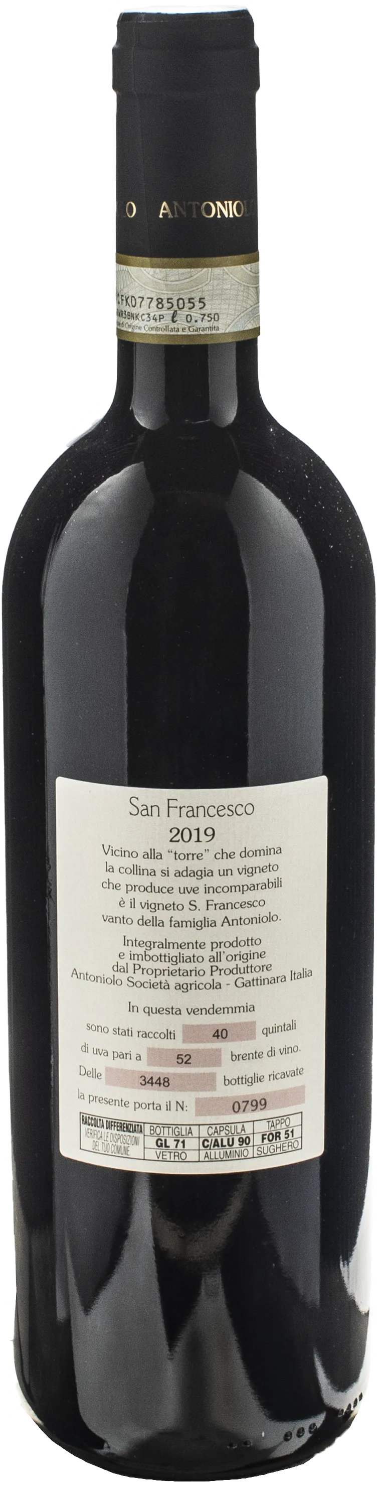 Antoniolo Gattinara San Francesco Riserva 2019 - Image 2