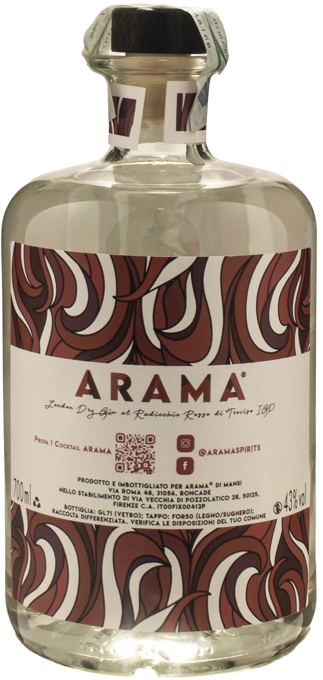 Arama Gin London Dry 0.7L - Image 2
