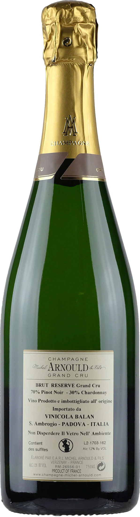 Arnould Michel et Fils Champagne Reserve Grand Cru Brut - Image 2