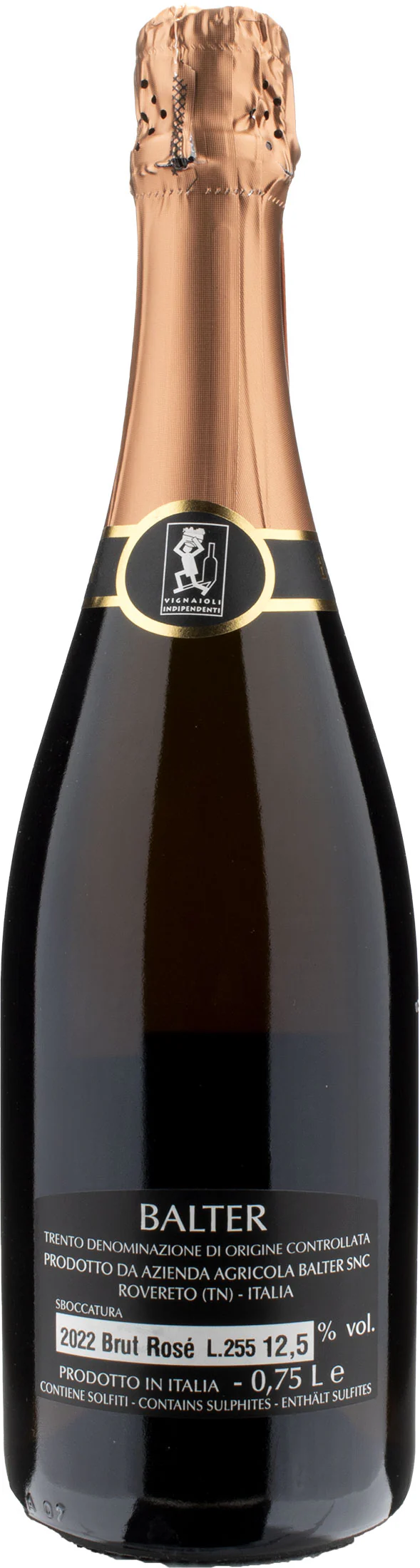 Balter Trento Rosé Brut Metodo Classico - Image 2