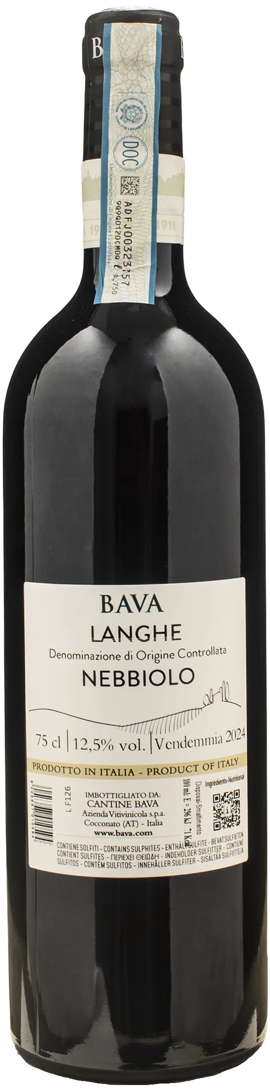 Bava Langhe Nebbiolo 2024 - Image 2