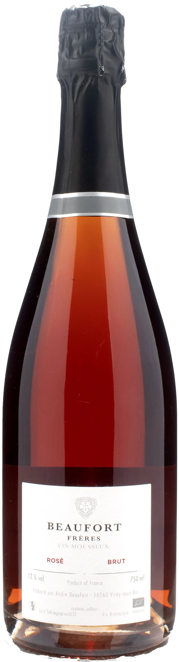 Beaufort Frères Vin Mousseux Rosé Brut - Image 2