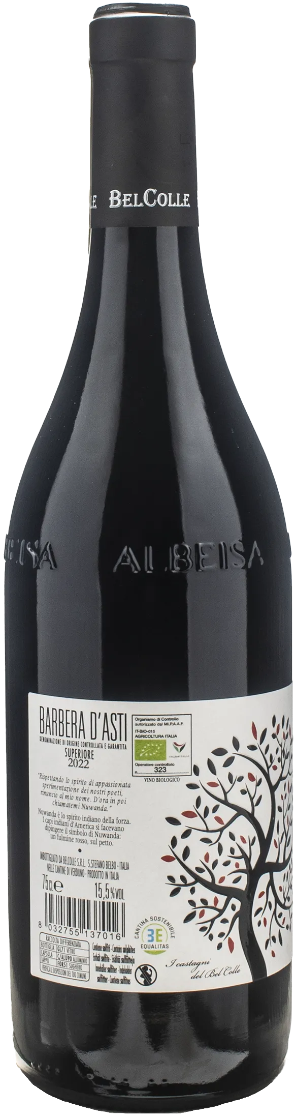 Bel Colle Barbera d'Asti Superiore Nuwanda 2022 - Image 2