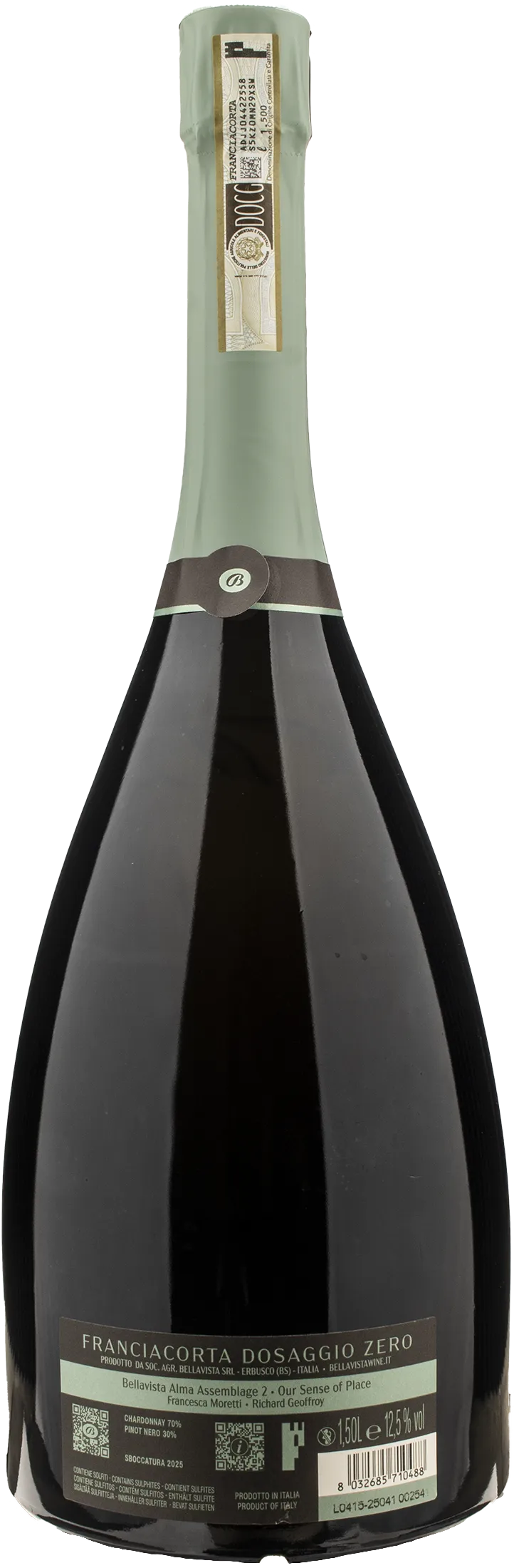 Bellavista Franciacorta Alma Non Dosato Assemblage 2 Magnum - Image 2