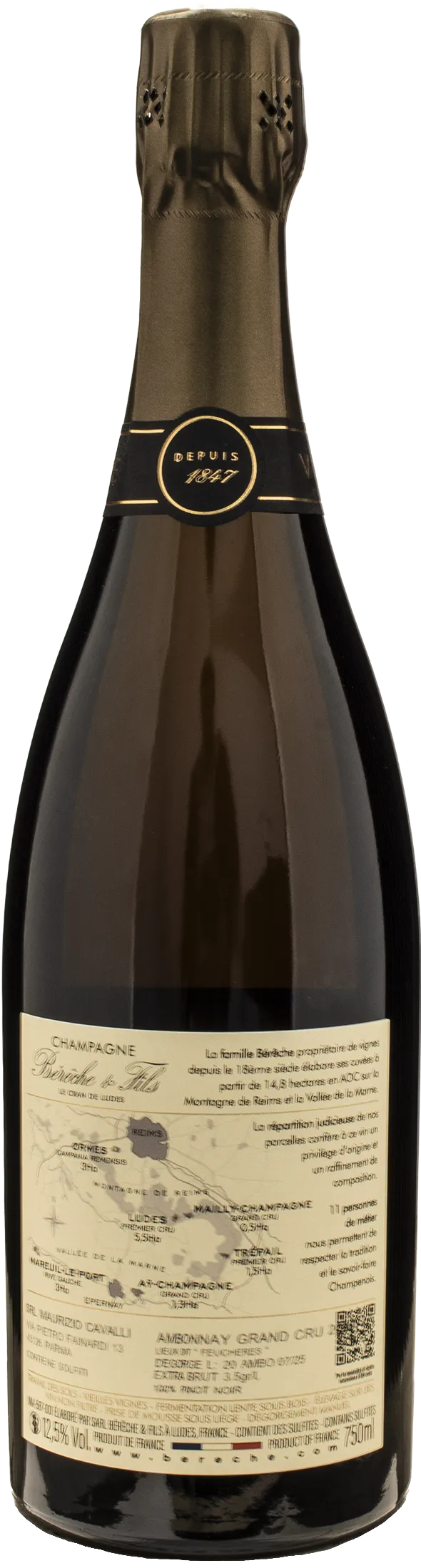 Bereche Champagne Ambonnay Grand Cru Extra Brut 2020 - Image 2