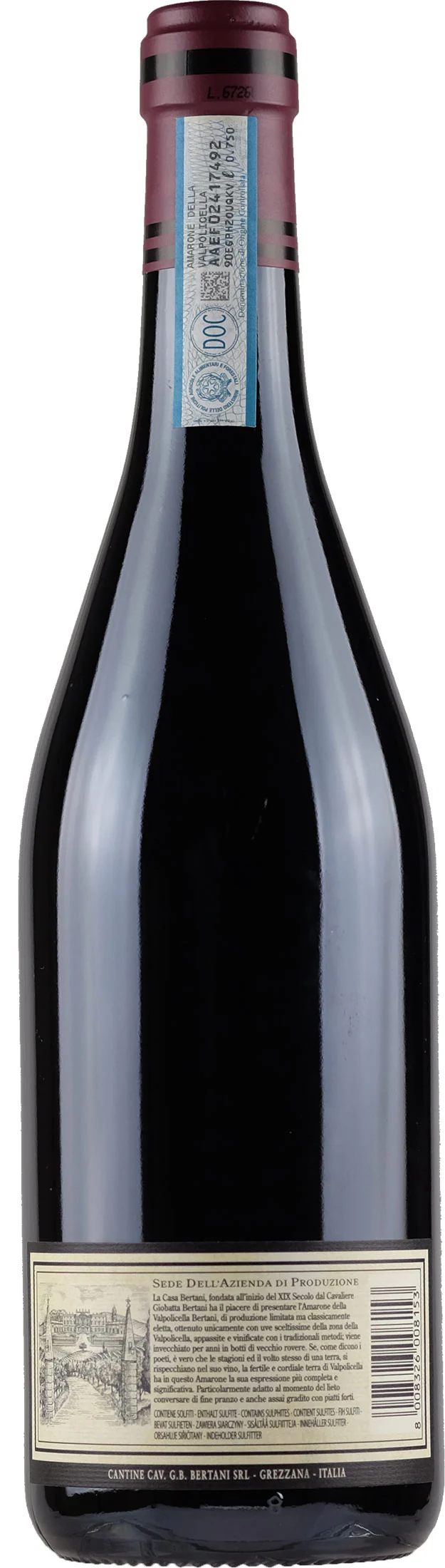 Bertani Amarone della Valpolicella Classico 2008 - Image 2