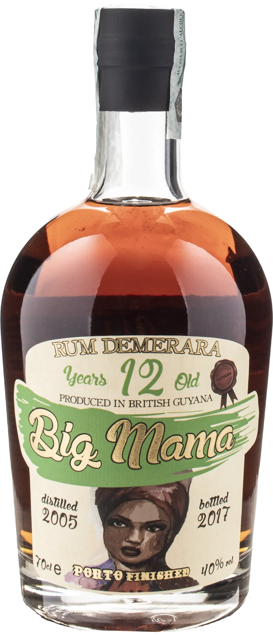 Big Mama Rum Demerara Porto Finished 12 Y.O. 0.7L