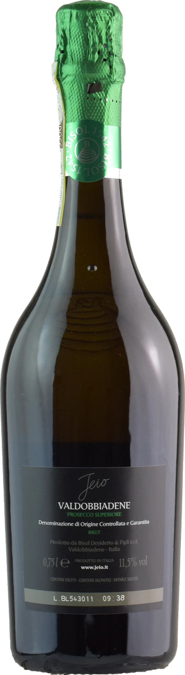 Bisol 1542 Valdobbiadene Prosecco Superiore Jeio Brut - Image 2