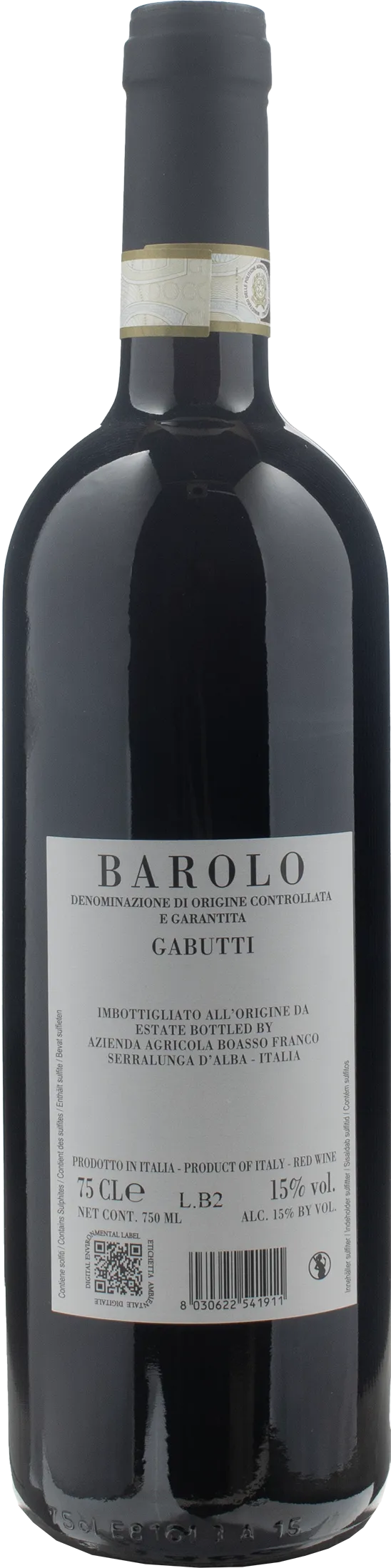Boasso Barolo Gabutti 2019 - Image 2