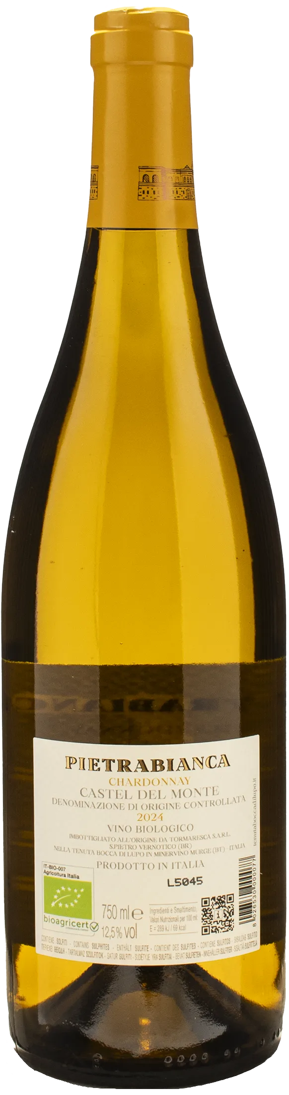 Bocca di Lupo Castel del Monte Pietrabianca Chardonnay 2024 - Image 2
