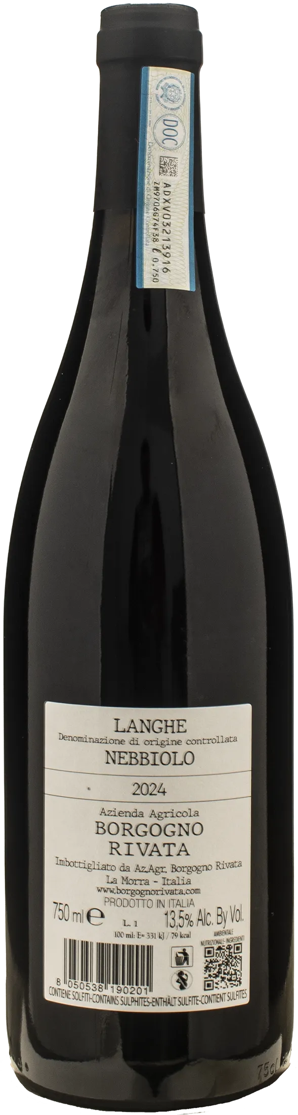 Borgogno Rivata Langhe Nebbiolo 2024 - Image 2
