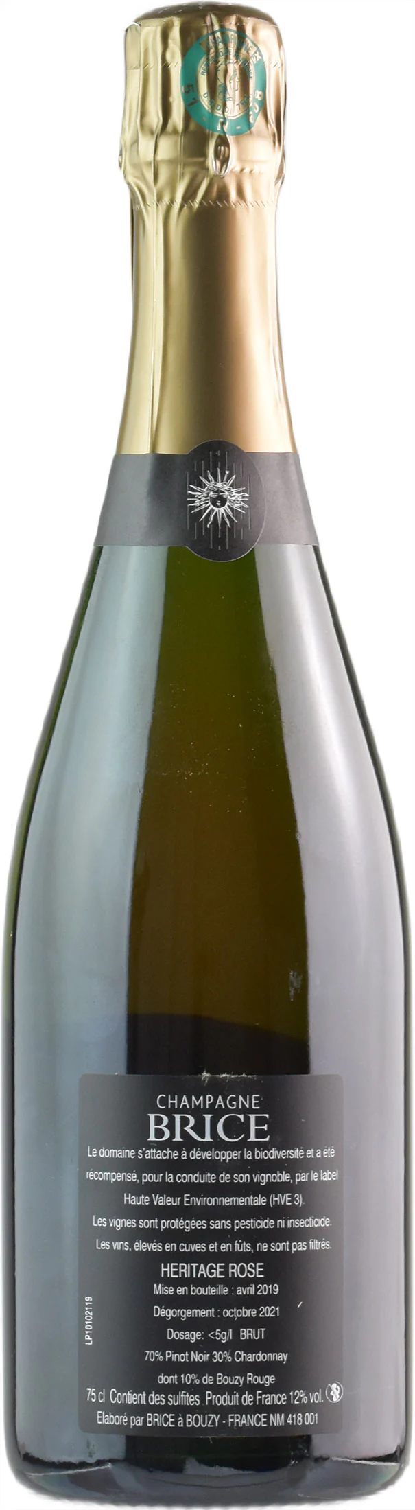Brice Champagne Heritage Brut Rosè - Image 2