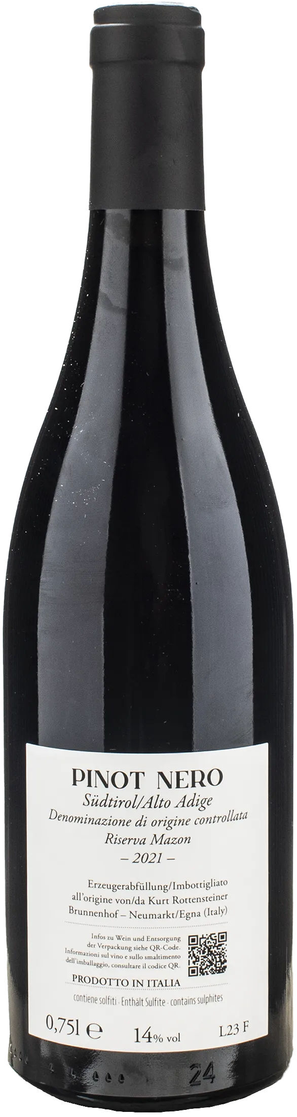 Brunnenhof Mazzon Pinot Nero Riserva 2021 - Image 2