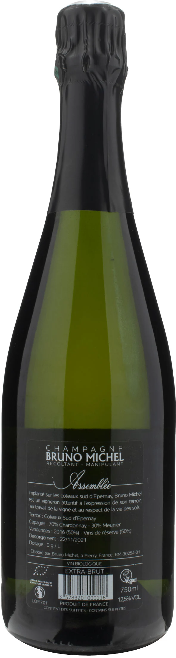 Bruno Michel Champagne Assemblee Extra Brut - Image 2