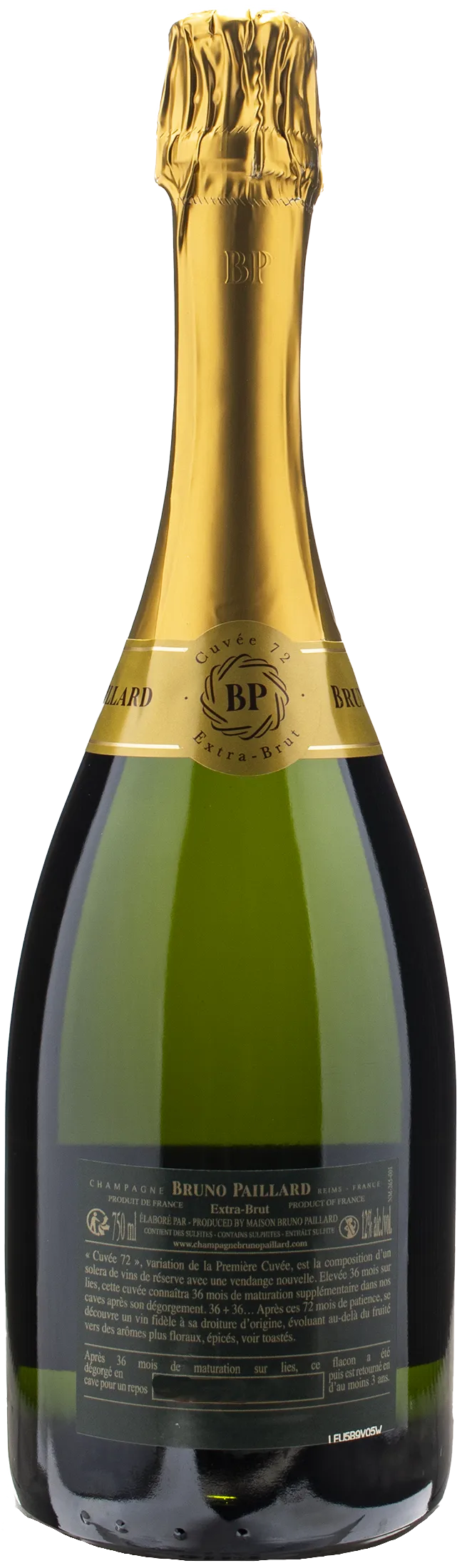 Bruno Paillard Champagne Cuvee 72 Extra Brut - Image 2