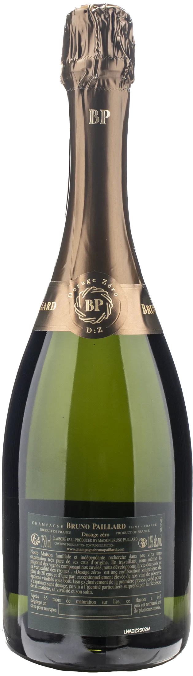 Bruno Paillard Champagne Dosage Zero - Image 2