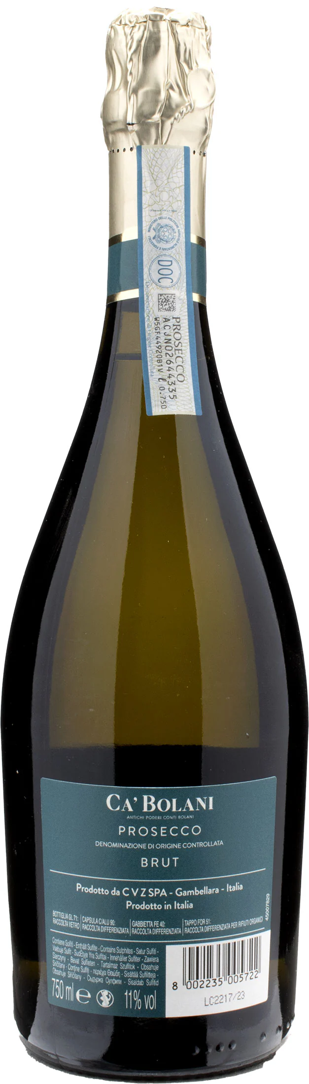 Ca' Bolani Prosecco Brut - Image 2