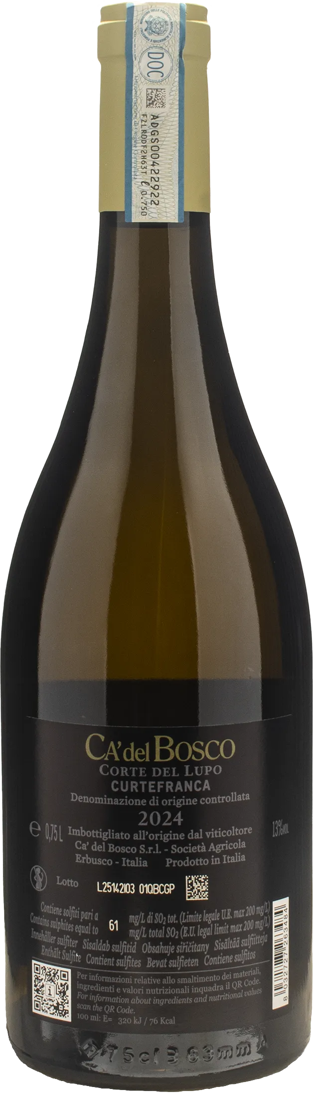 Ca' del Bosco Curtefranca Corte del Lupo 2024 - Image 2