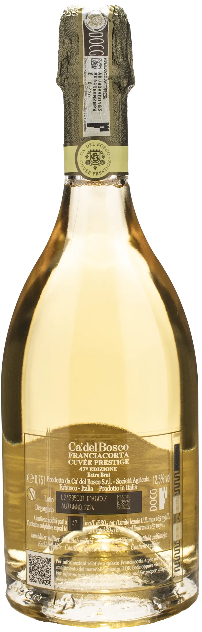 Ca' del Bosco Franciacorta Cuvee Prestige 47esima Edizione Extra Brut - Image 2