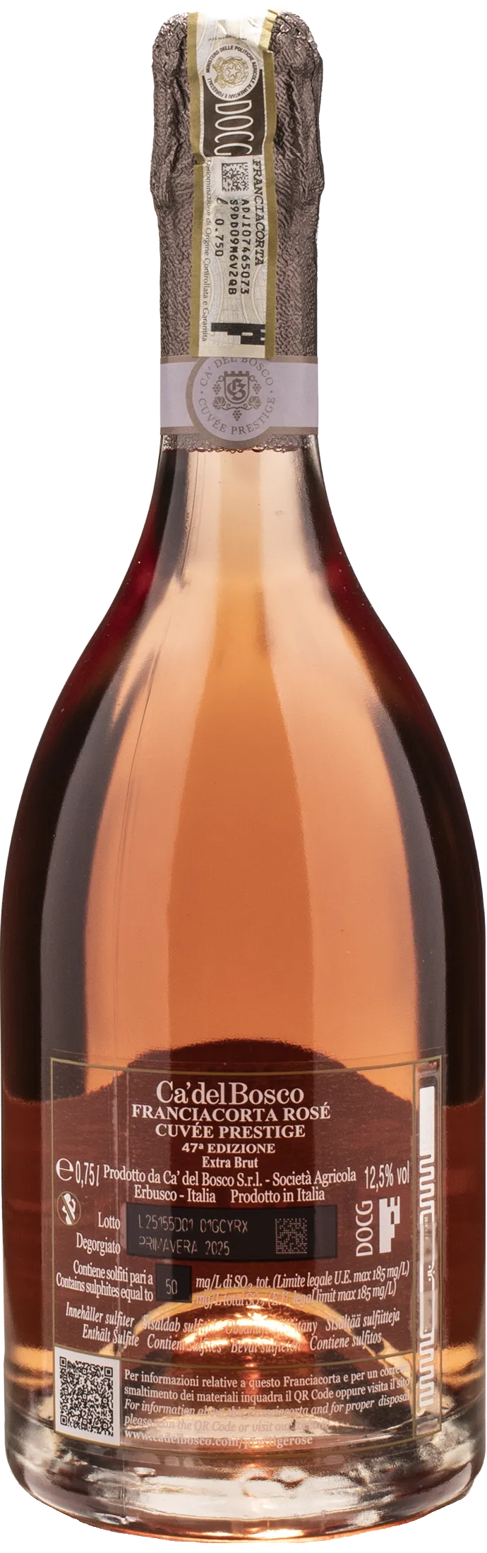 Ca' del Bosco Franciacorta Cuvee Prestige Rosè 47esima Edizione - Image 2