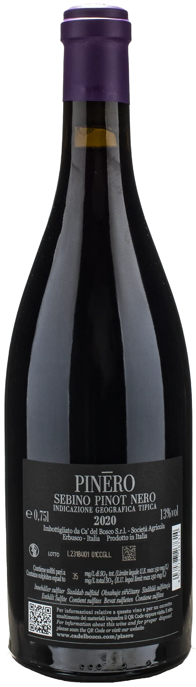 Ca' del Bosco Sebina Pinero 2020 - Image 2