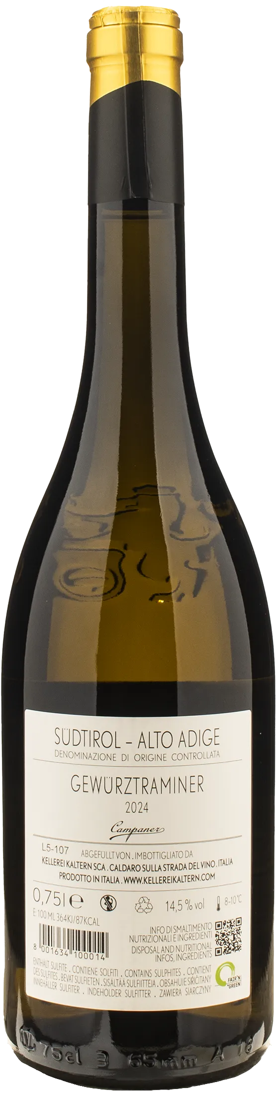 Caldaro Gewurztraminer Campaner 2024 - Image 2