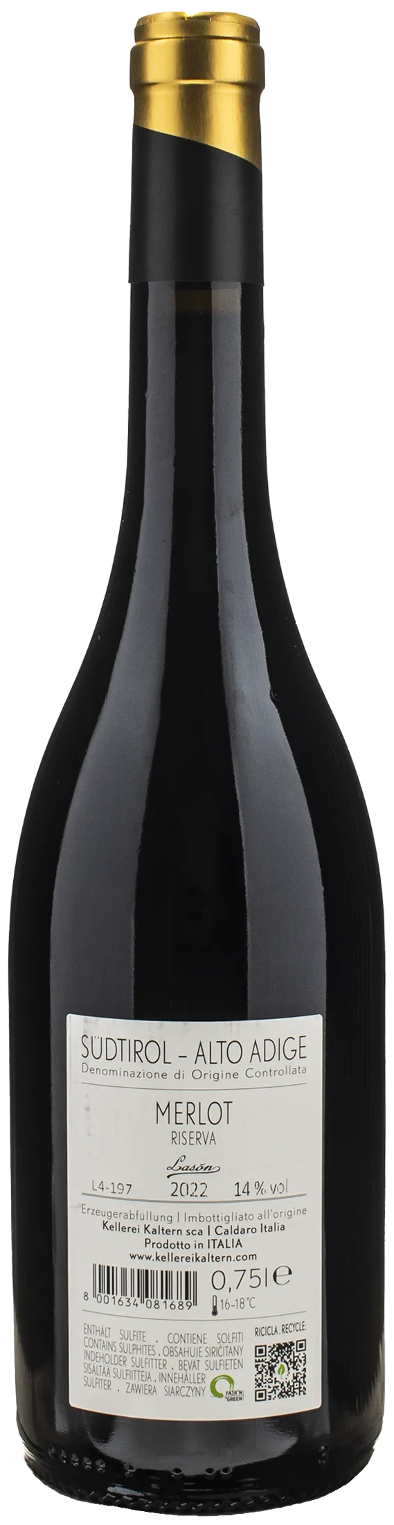 Caldaro Lason Merlot Riserva 2022 - Image 2