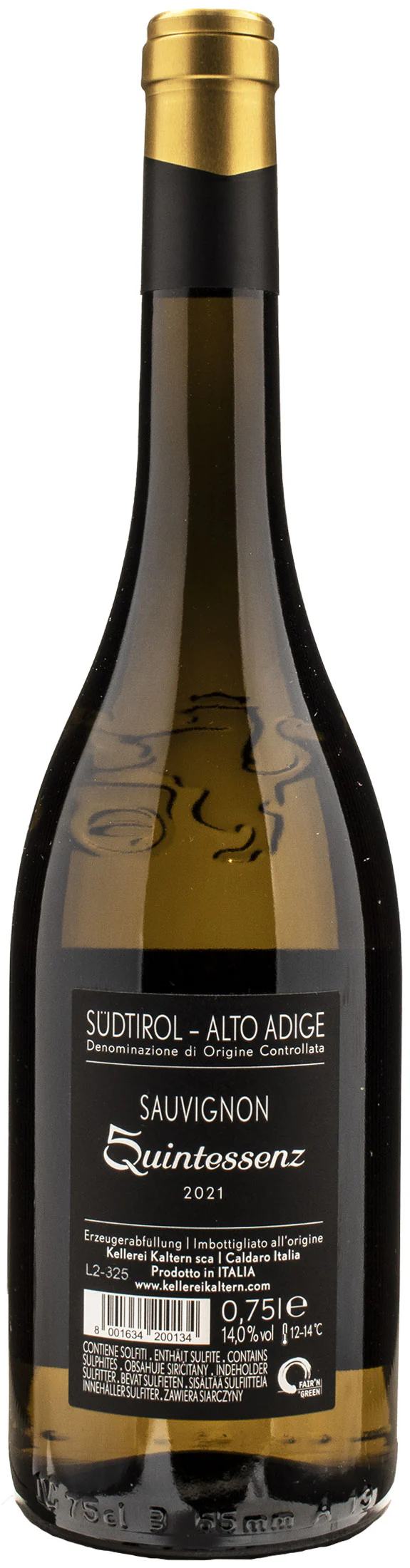 Caldaro Quintessenz Sauvignon 2021 - Image 2