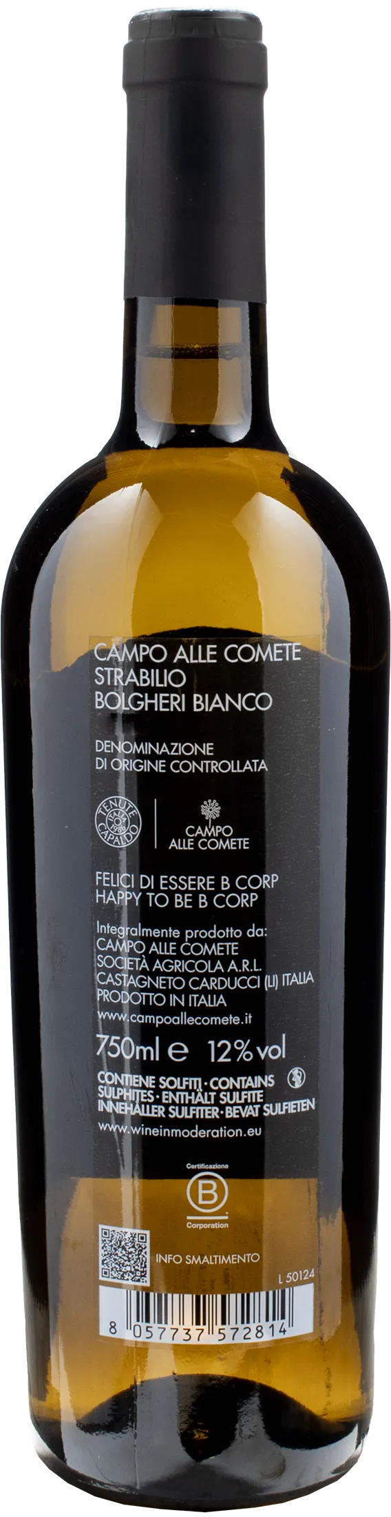 Campo alle Comete Bolgheri Bianco Strabilio 2023 - Image 2