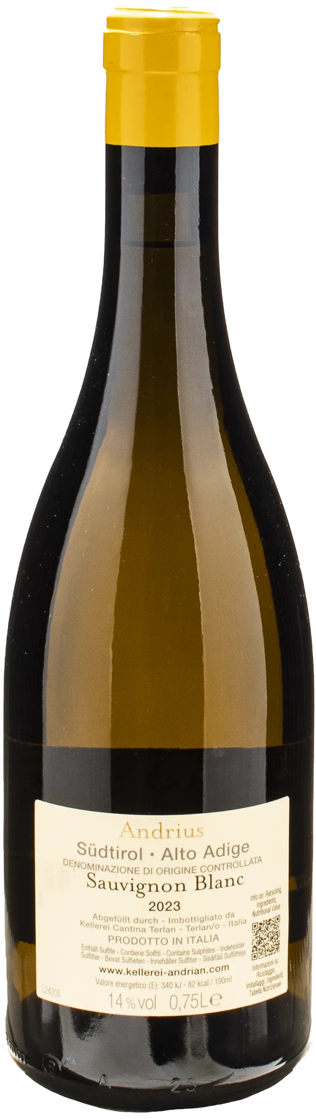 Cantina Andriano Sauvignon Blanc Andrius 2023 - Image 2