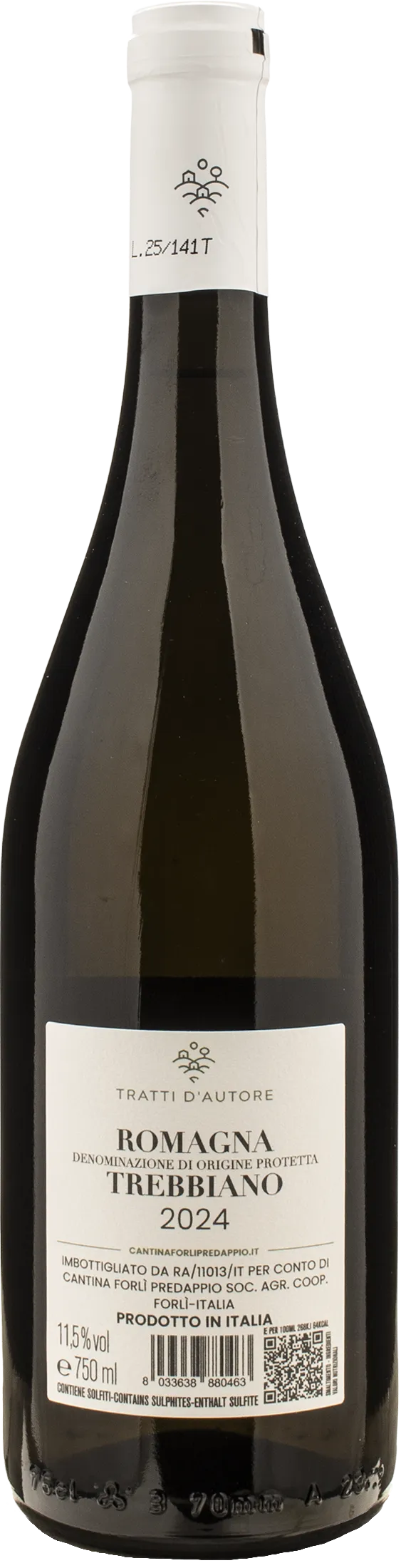 Cantina Forli Predappio Tratti d'autore Trebbiano 2024 - Image 2