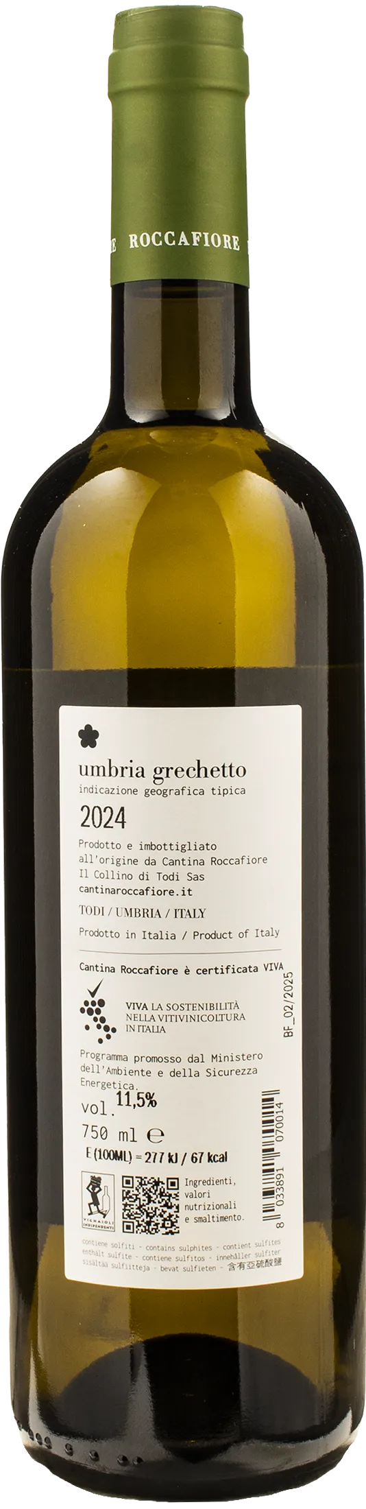 Cantina Roccafiore Grechetto Fiordaliso 2024 - Image 2