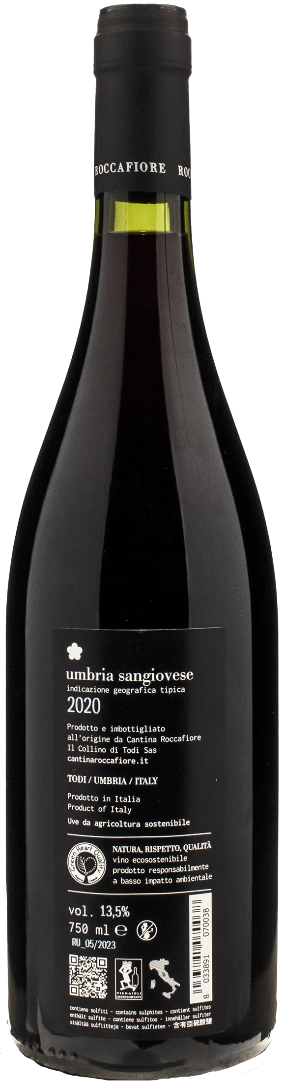 Cantina Roccafiore Sangiovese Il Roccafiore 2020 - Image 2