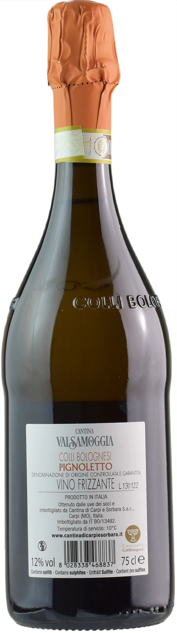 Cantina Valsamoggia Colli Bolognesi Pignoletto Frizzante - Image 2