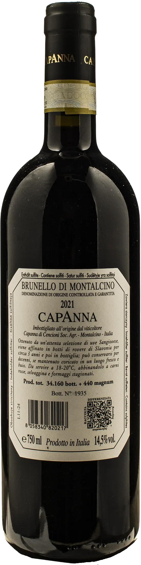 Capanna Brunello di Montalcino 2021 - Image 2