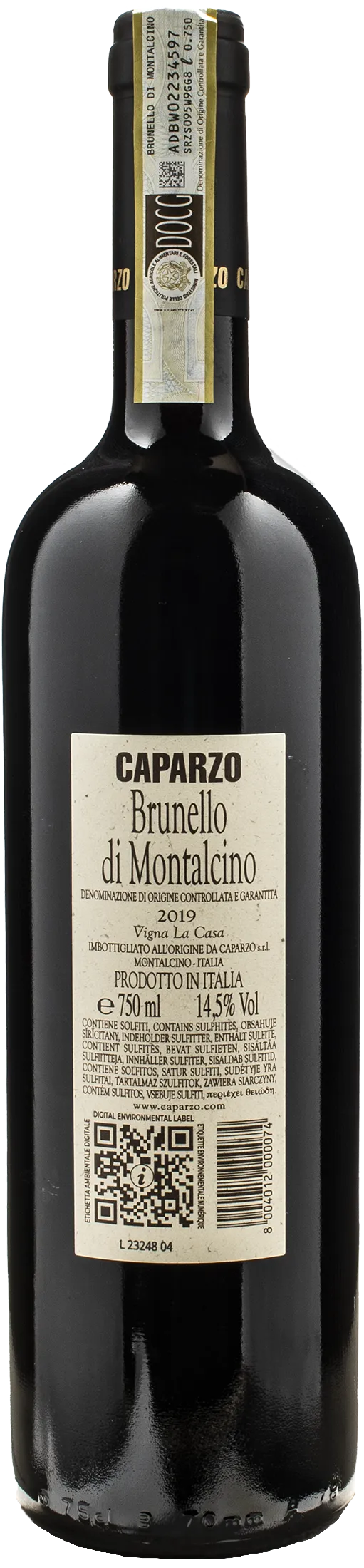Caparzo Brunello di Montalcino vigna La Casa 2019 - Image 2