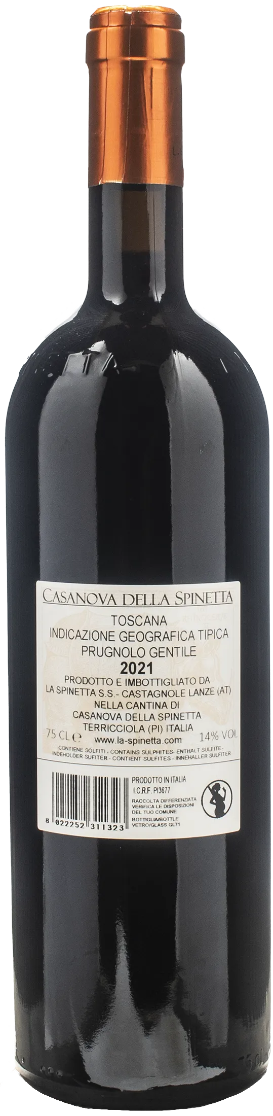 Casanova della Spinetta Prugnolo Gentile 2021 - Image 2