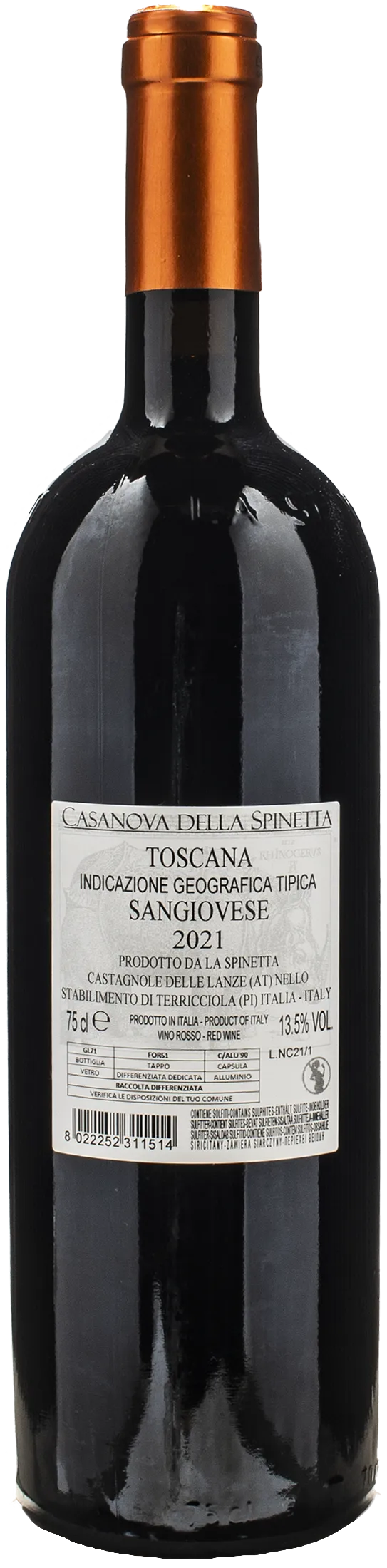Casanova della Spinetta Toscana Sangiovese Il Nero di Casanova 2021 - Image 2