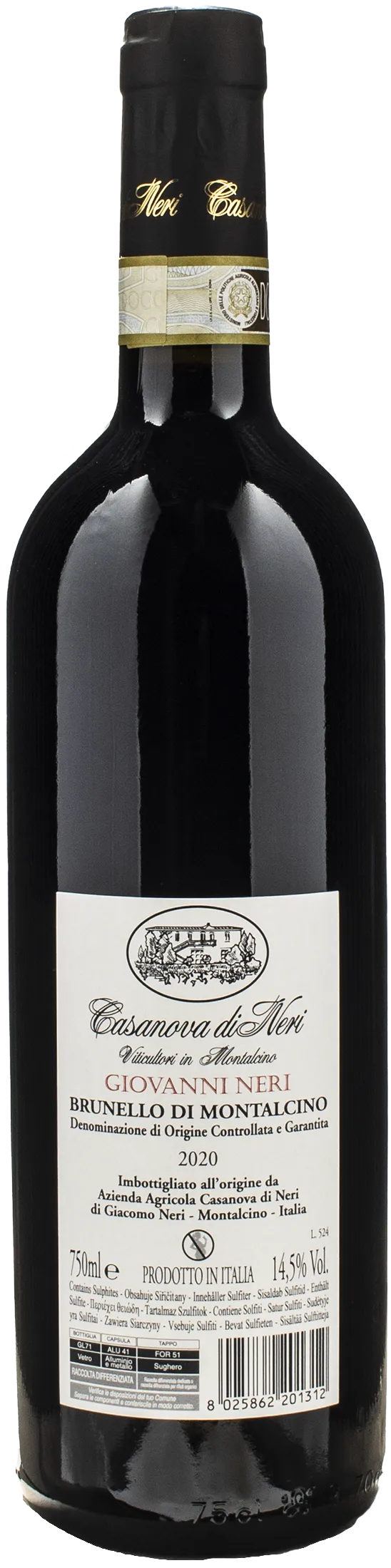 Casanova di Neri Brunello Montalcino Giovanni Neri 2020 - Image 2