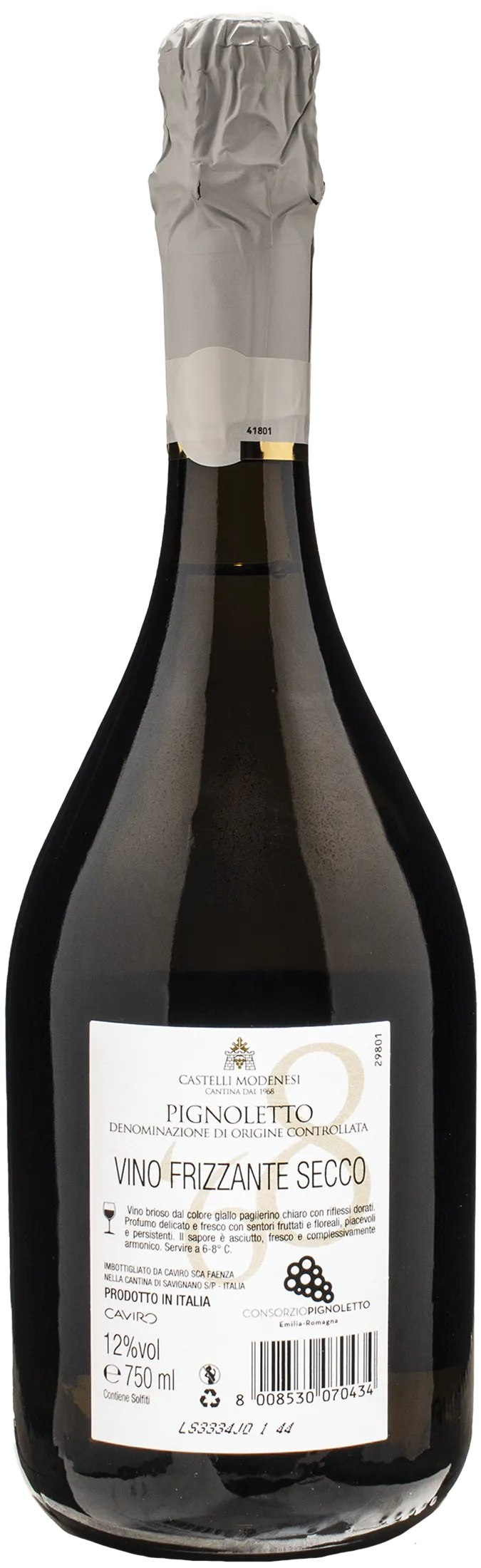 Castelli Modenesi '68 Pignoletto Frizzante Secco - Image 2