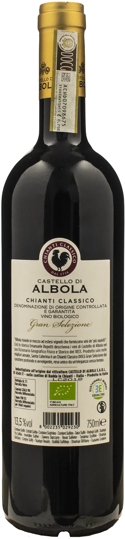 Castello Albola Chianti Classico Gran Selezione Santa Caterina 2019 - Image 2
