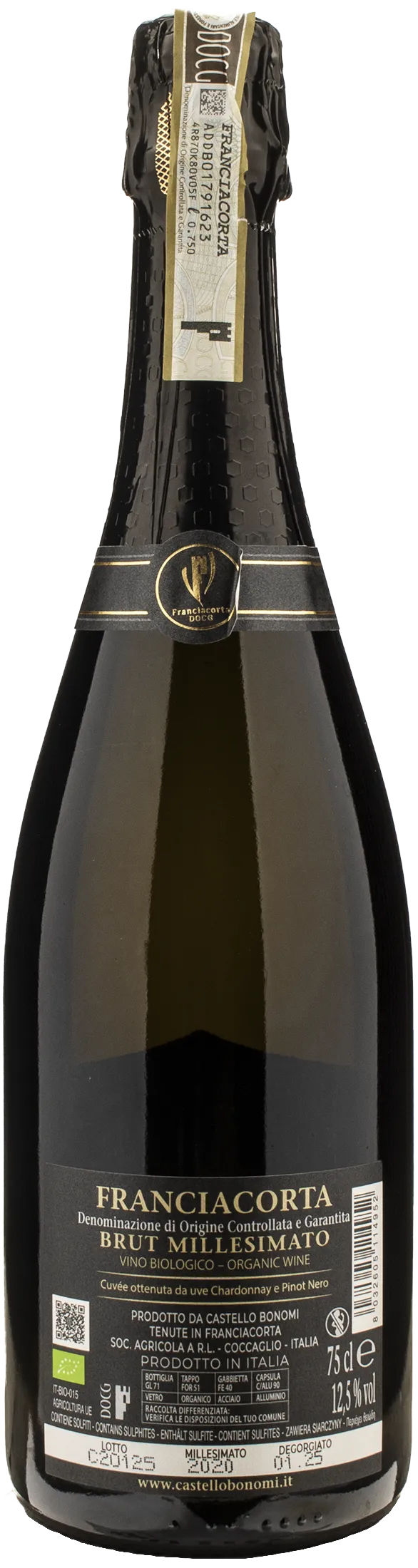 Castello Bonomi Franciacorta Brut Millesimato CruPerdu 2020 - Image 2