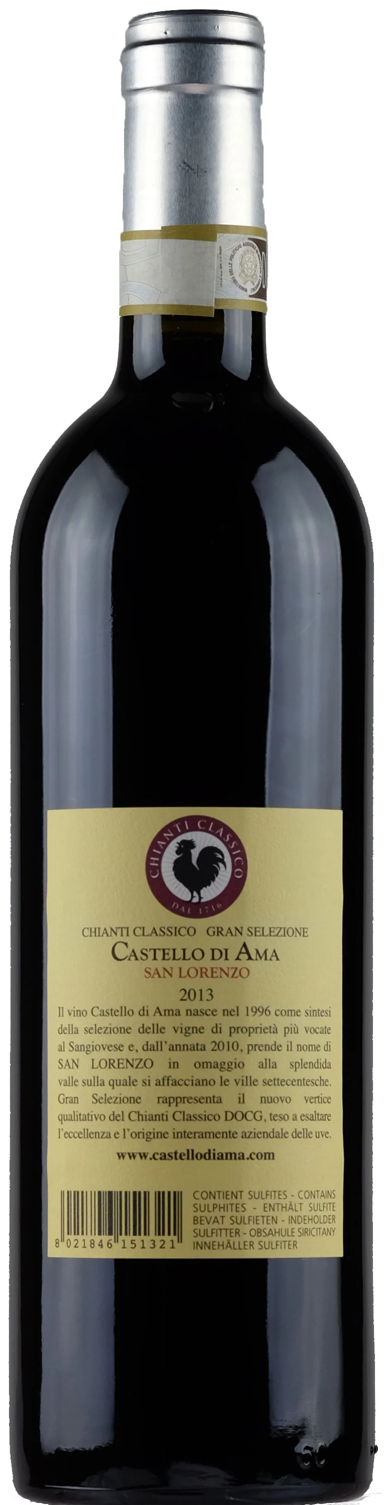 Castello di Ama Chianti Classico Gran Selezione San Lorenzo 2013 - Image 2