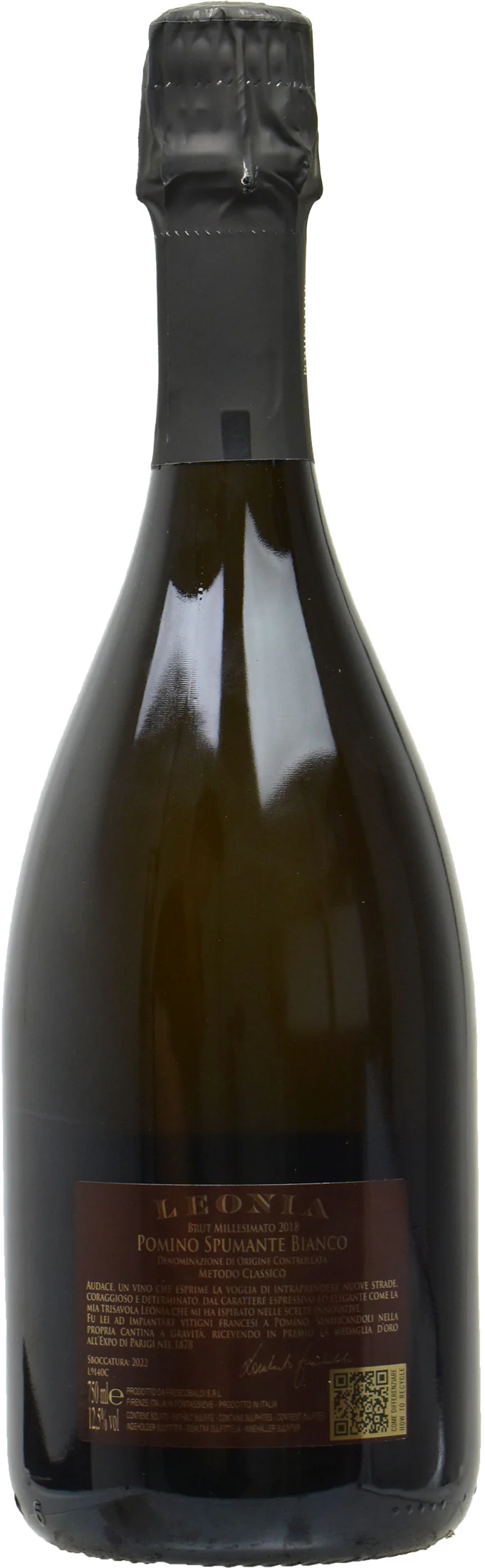 Castello di Pomino Leonia Pomino Metodo Classico Brut 2018 - Image 2